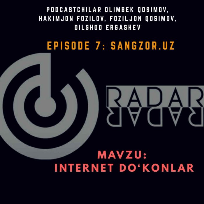 Radar - 7 episode (Интернет дўконлари)