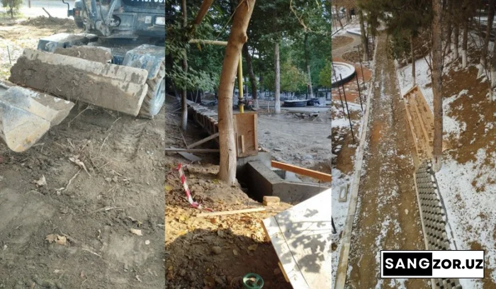 Анҳор бўйидаги “ободонлаштириш”. Экоинспекция қонунбузилишларни аниқлаган ва рухсат берувчи ҳужжатларни топмаган