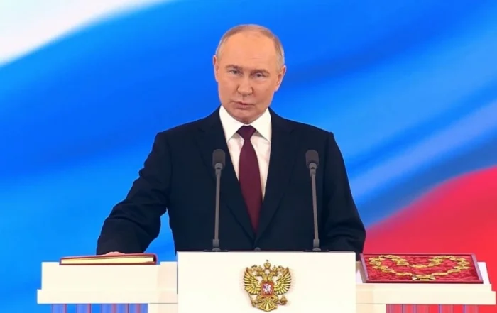 Владимир Путин бешинчи бор Россия президенти лавозимига киришди