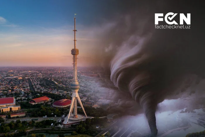 Toshkentda tornado sodir bo‘ldimi?