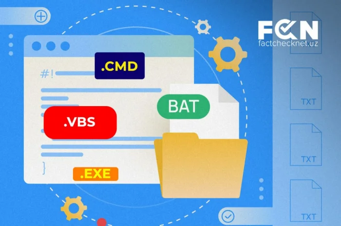 Haqiqatan exe, vbs, bat, cmd va sh qo‘shimchali fayllar  xavflimi?