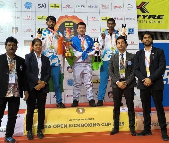 Ўзбекистонлик кикбоксчи Сардор Қўшбоқов Ҳиндистондаги халқаро мусобақада ғолиб бўлди