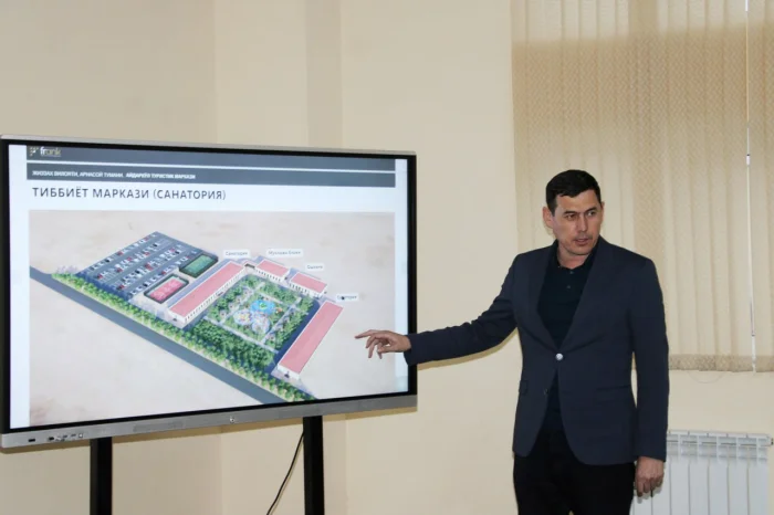 Арнасой туманида туризм ривожи: Тузкон туристик маркази лойиҳалари тақдим этилди