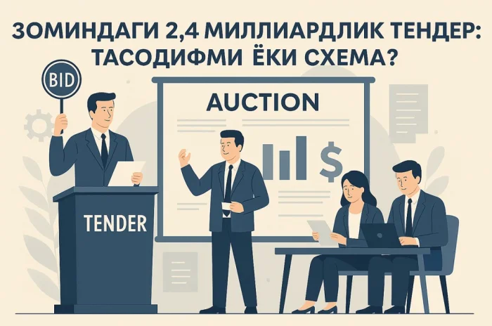 Зоминдаги 2,4 миллиардлик тендер: Тасодифми ёки схема?