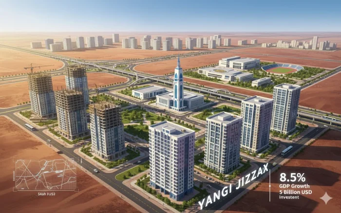 Янги Жиззах шаҳри: 5 миллиард долларлик инвестиция ва камбағалликдан холи ҳудуд режаси