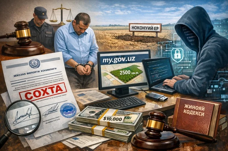 Жиззахда собиқ кадастр раҳбари судланди