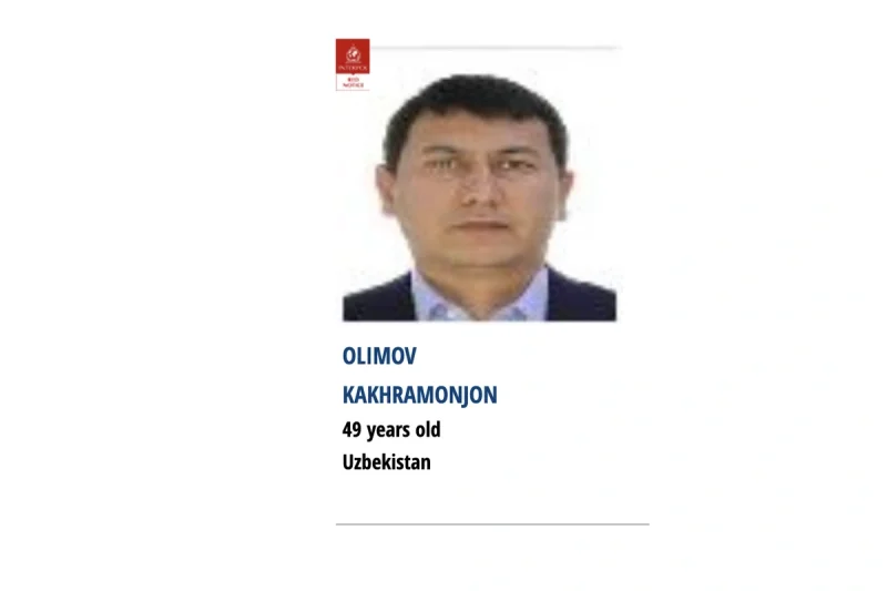 Anorbank акциядори Қаҳрамонжон Олимов Интерпол орқали халқаро қидирувга берилди
