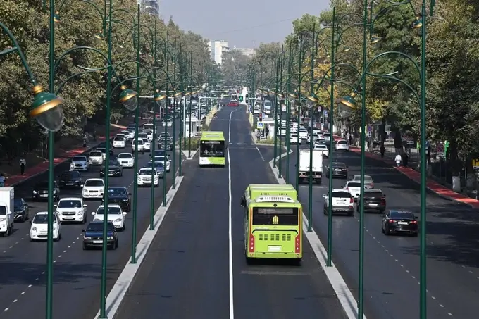 Тошкентда яна икки кўчада BRT автобус йўлаклари қурилмоқда